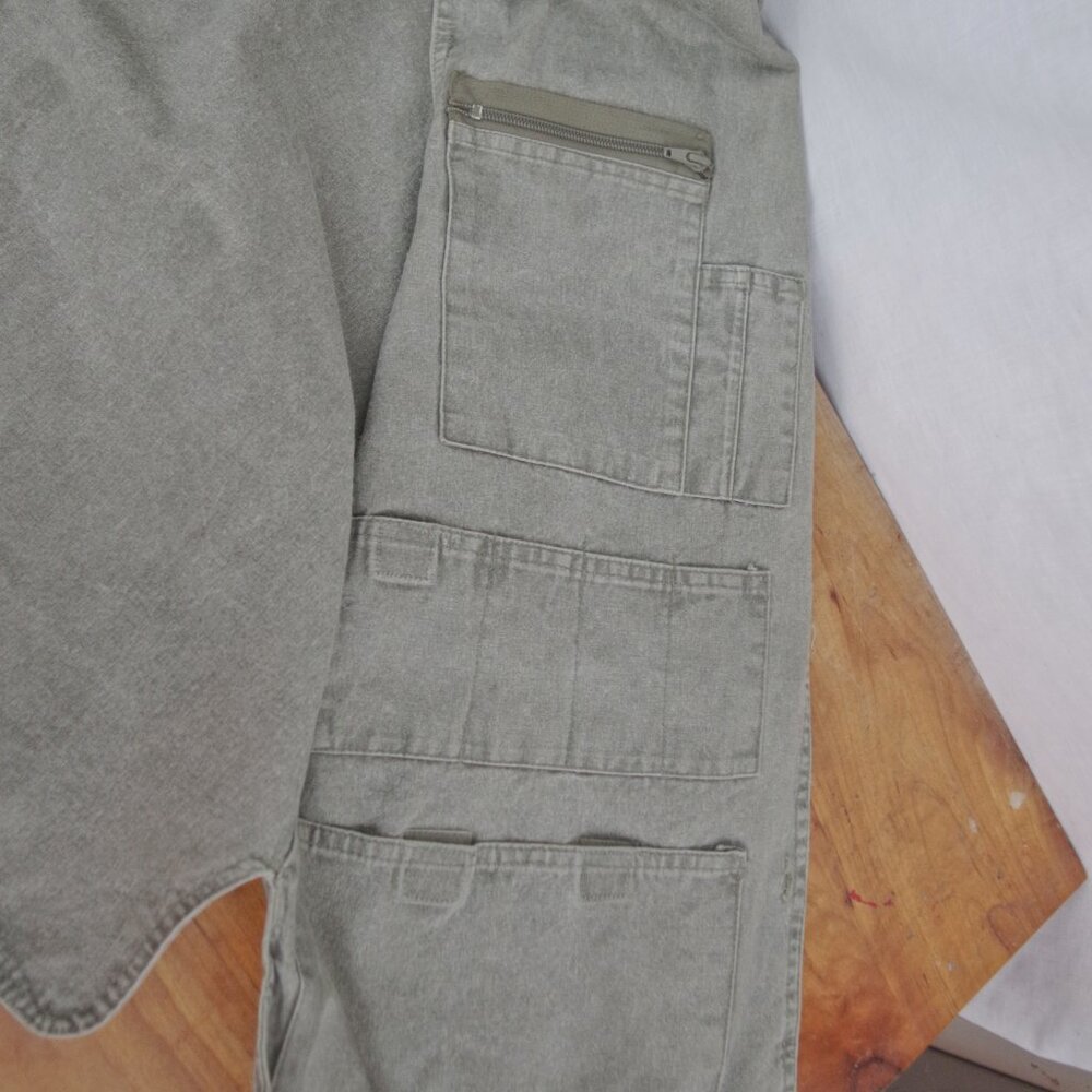 Vintage Gander Mountain Canvas Outdoor Shooting-Fishing-Hunting Vest Medium - Picture 3 of 9